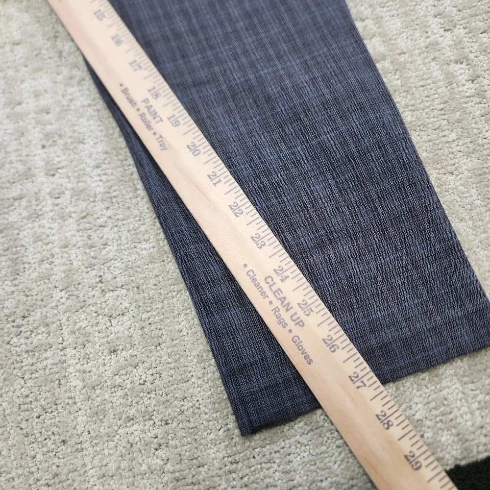 Banana Republic Pants Men 32x27 *READ Slim Ankle Tapered Plaid Trouser Gray
